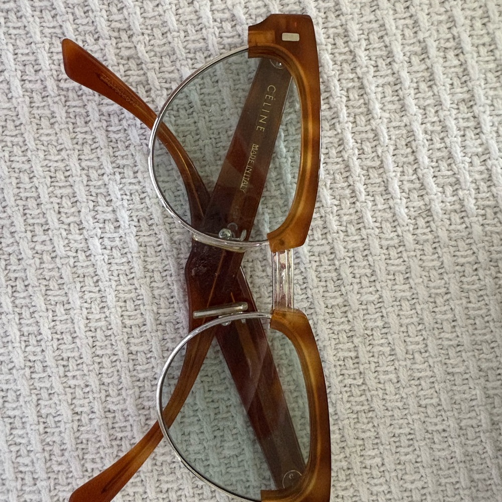Celine Brown and Clear Sunglasses